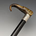 1896 British Antique Men's Cane Horn Elephant Handle 86cm